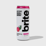 Brite Natural Focus + Energy | Raspberry Mint | 24 cans x 330ml